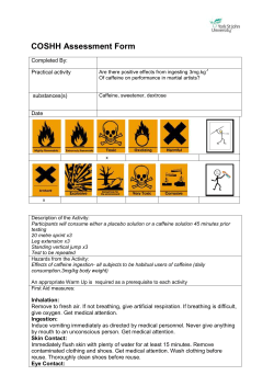 Example COSSH Assessment Form