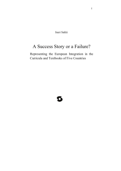 A Success Story or a Failure? : Representing the European