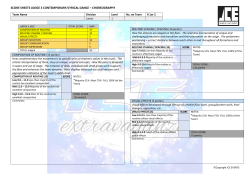 score sheets judge 3 contemporary/lyrical dance &ndash; choreography