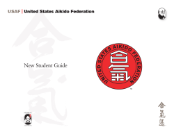 New Student Guide - Midwest Aikido Center