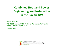 Combined Heat and Power Engineering and Installation In the