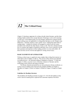Chapter 12 - Cengage Learning