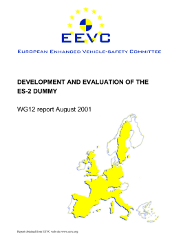 DEVELOPMENT AND EVALUATION of ES-2