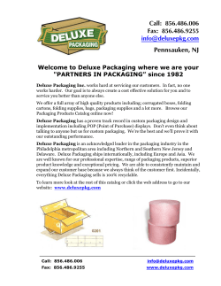 Pennsauken, NJ - Deluxe Packaging