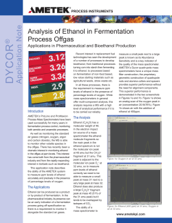 Ethanol in Fermentation Process Offgas