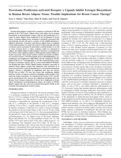 Peroxisome Proliferator-activated Receptor