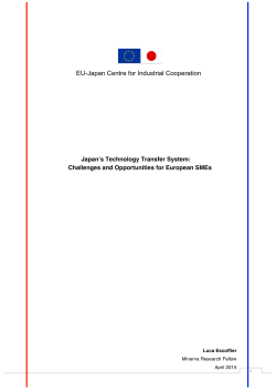 Japan`s Technology Transfer System - EU