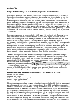 Programme notes by Chris Darwin