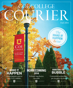 Fall 2014 - Coe College