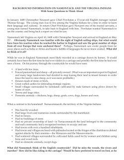 BACKGROUND INFORMATION ON - Pickett Educational Resources