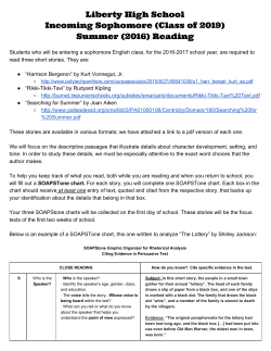 Summer (2016) Reading