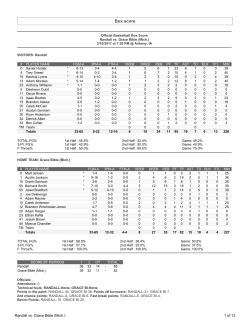 Box score