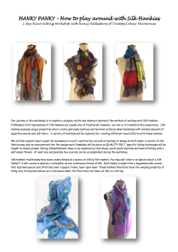 Hanky Panky Scarves pdf - Treetops Colour Harmonies