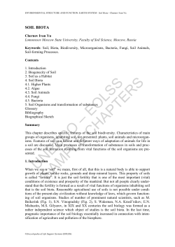Soil Biota - eolss.net
