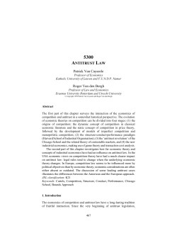 ANTITRUST LAW