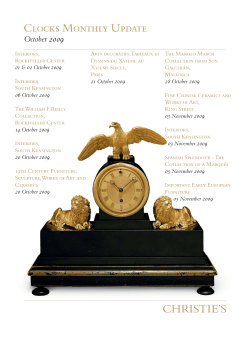 Clocks M onthly Update