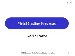 Metal-Casting Processes