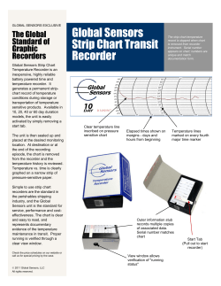 Global Sensors Strip Chart Transit Recorder
