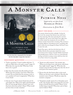 A Monster Calls - Candlewick Press