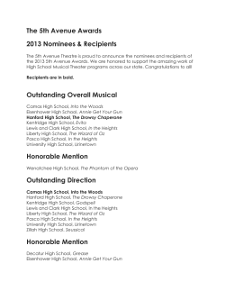 2013 - 5th Avenue Theatre