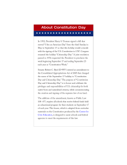 About Constitution Day