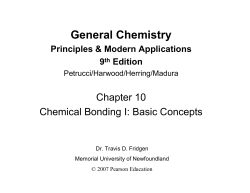 H Cl - Chemistry - Memorial University