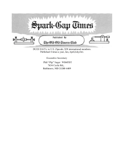 october 2013 spark-gap times