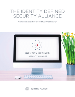 the identity defined security alliance