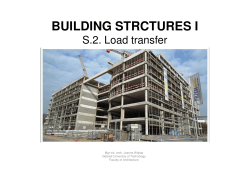BUILDING STRCTURES I
