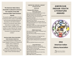 available to print and share - American Indian Library Association