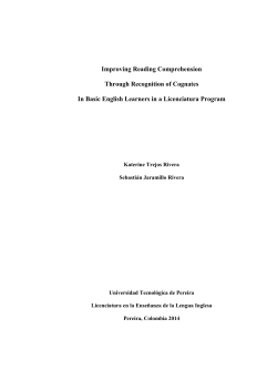 Improving Reading Comprehension Through Recognition