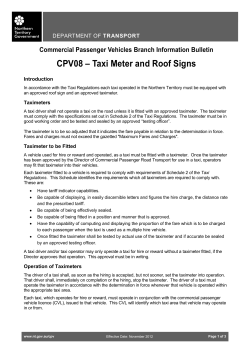 Taxi Meter and Roof Signs - CPV08