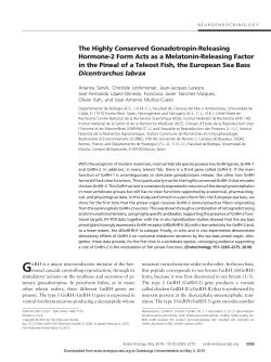 The Highly Conserved Gonadotropin-Releasing Hormone
