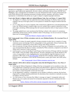 News Links for 12 August 2016