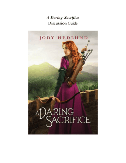 Discussion Guide for A Daring Sacrifice