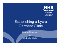 Lycra Clinic Presentation