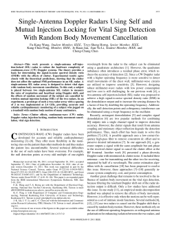 Single-Antenna Doppler Radars Using Self and Mutual Injection