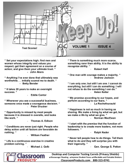 Issue 4 - Classroom Products