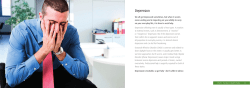 Depression - CHAPS Men`s Health Charity