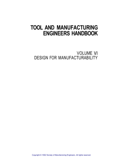 tool and manufacturing engineers handbook