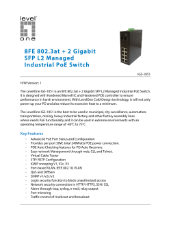 8FE 802.3at + 2 Gigabit SFP L2 Managed Industrial PoE Switch