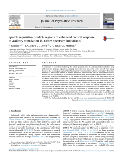 Speech acquisition predicts regions of enhanced cortical response