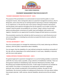 presentation to find out more about pavement