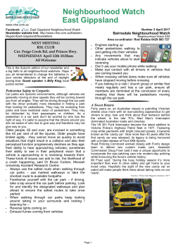 Bairnsdale - Neighbourhood Watch Victoria