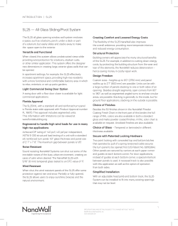 SL25 &mdash; All Glass Sliding/Pivot System