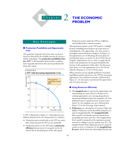 2 THE ECONOMIC PROBLEM