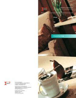 How to Install a Countertop