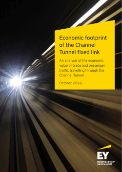 Economic footprint of the Channel Tunnel fixed link