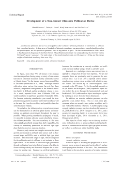 Development of a Non-contact Ultrasonic - J