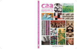 Conference Program - College Art Association